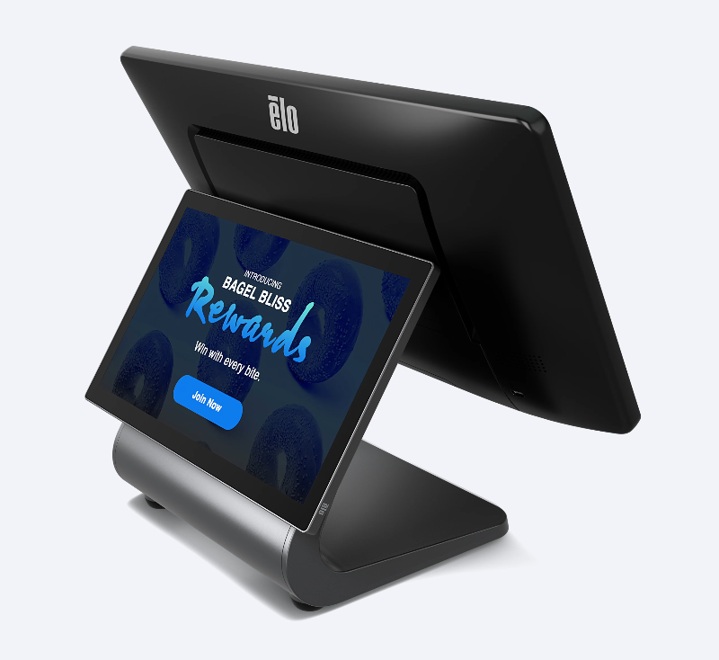 Unit turned around with Customer Display attache
